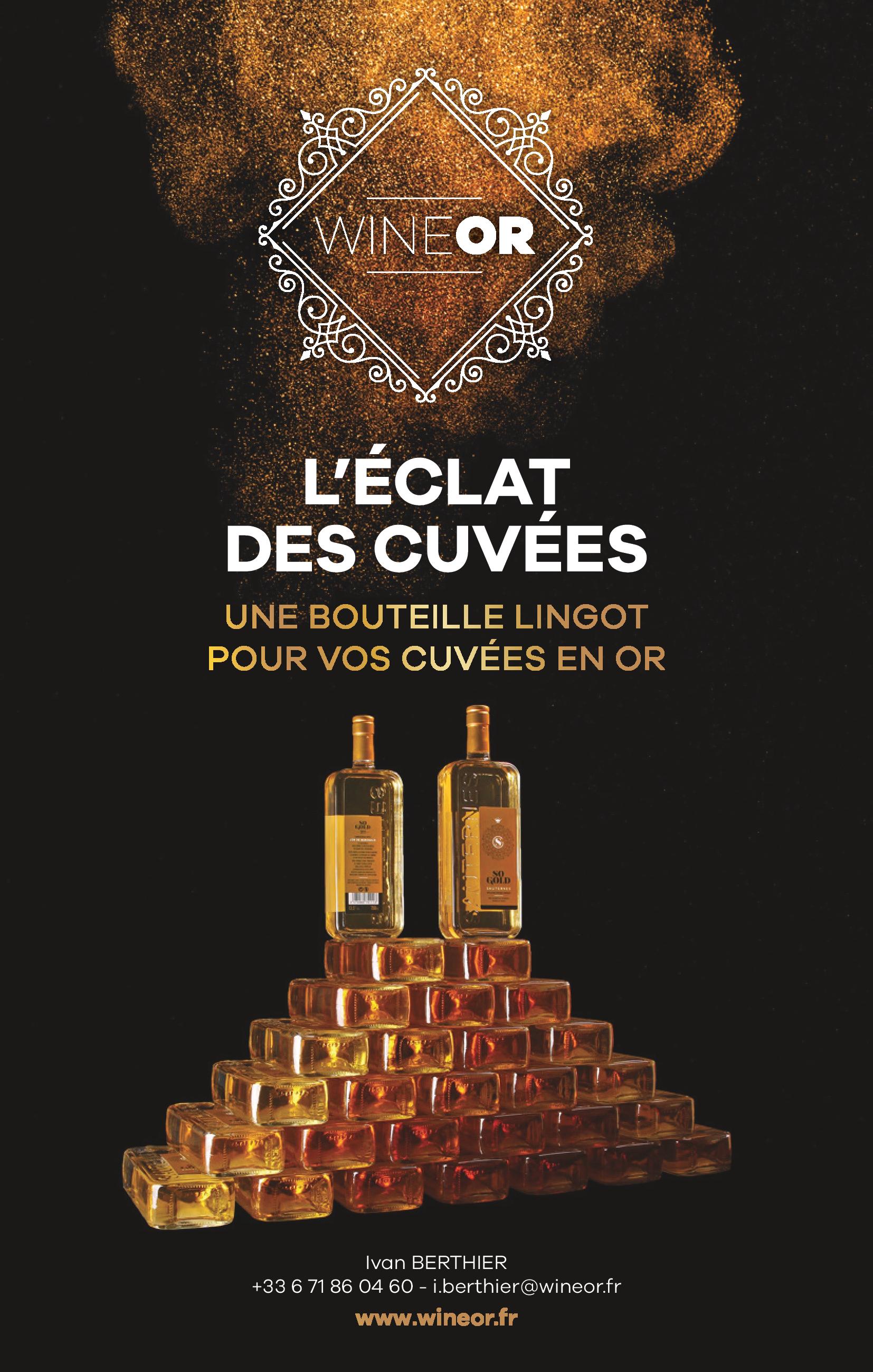 so gold sauternes, bouteille lingot